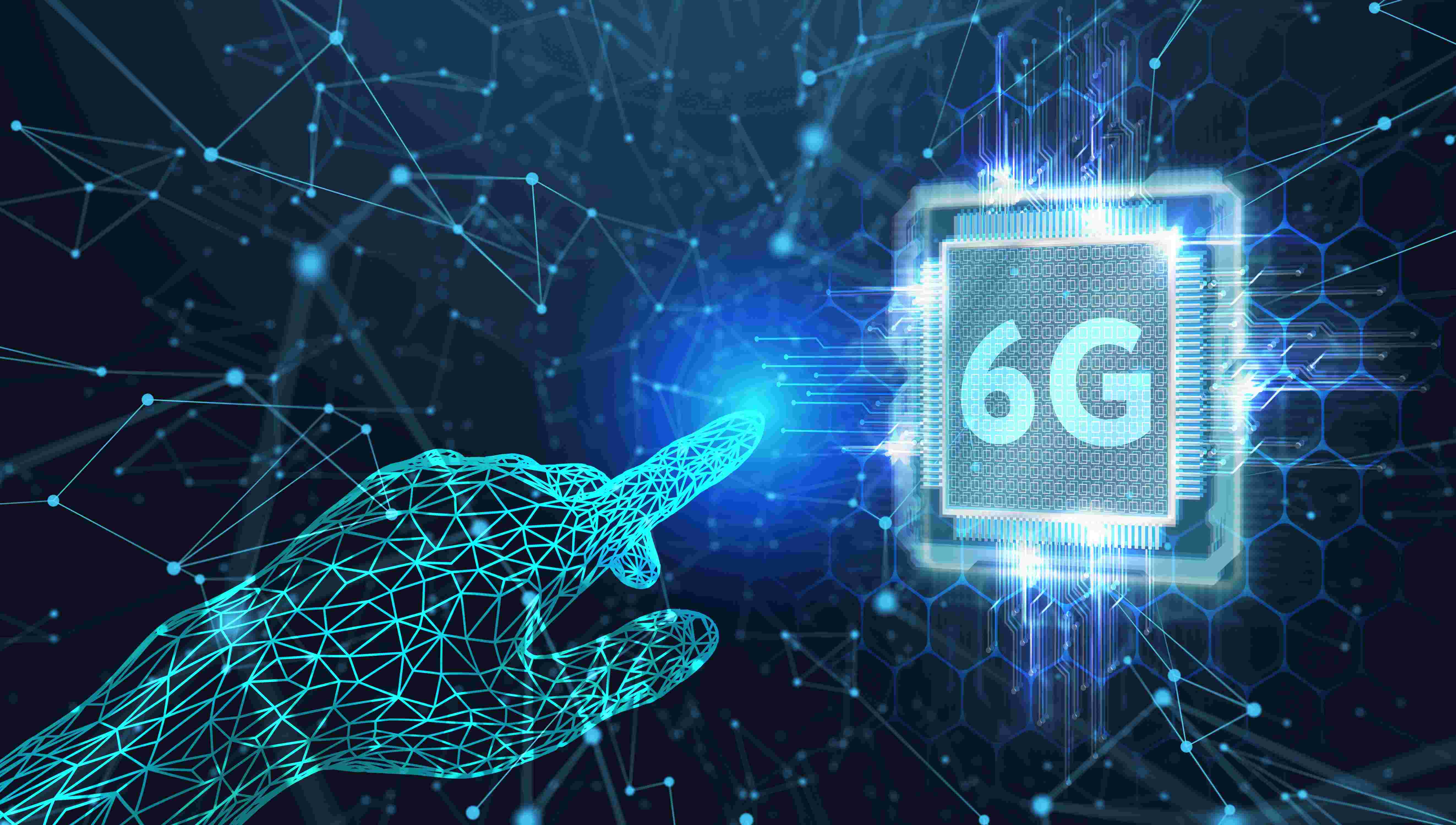 AI-enhanced finger touching 6G chip